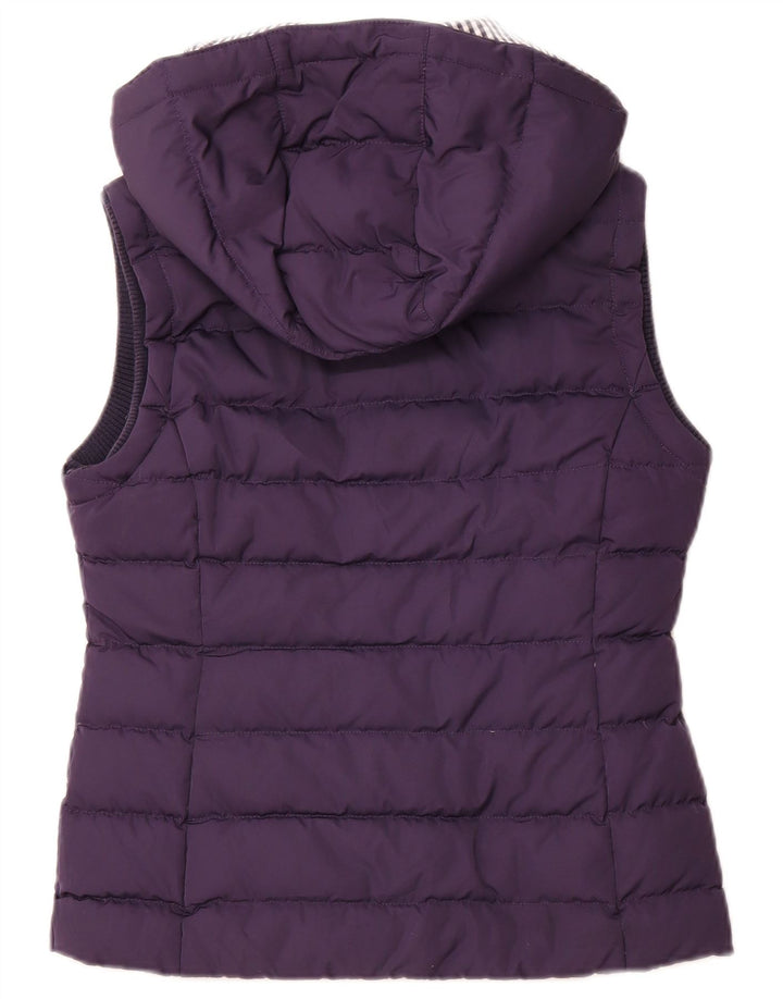 JACK WILLS Γυναικεία κουκούλα με επένδυση Gilet UK 10 Small Navy Blue Polyester