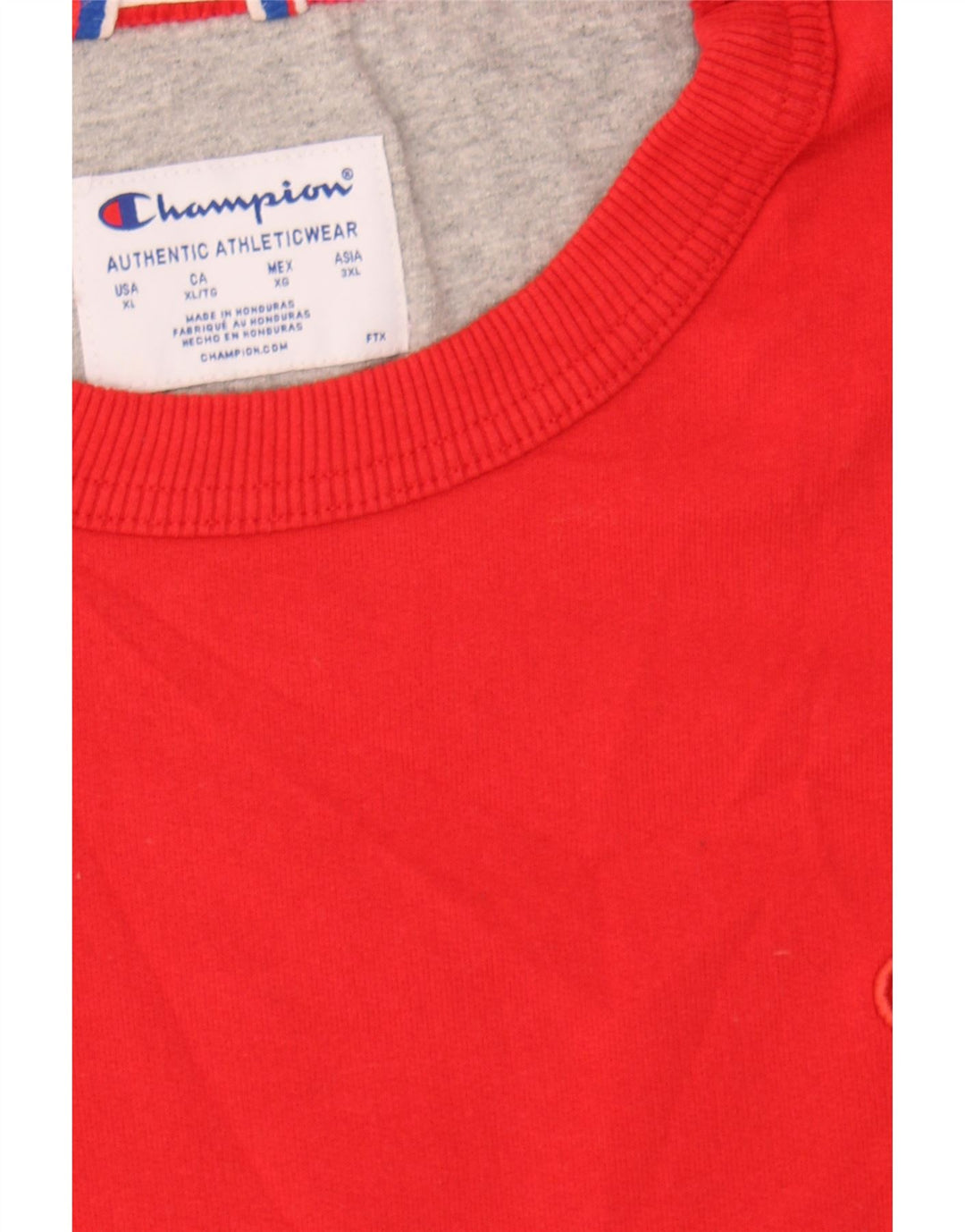 CHAMPION Mens Sweatshirt Jumper XL Red Cotton Vintage Champion and Second-Hand Champion from Messina Hembry 