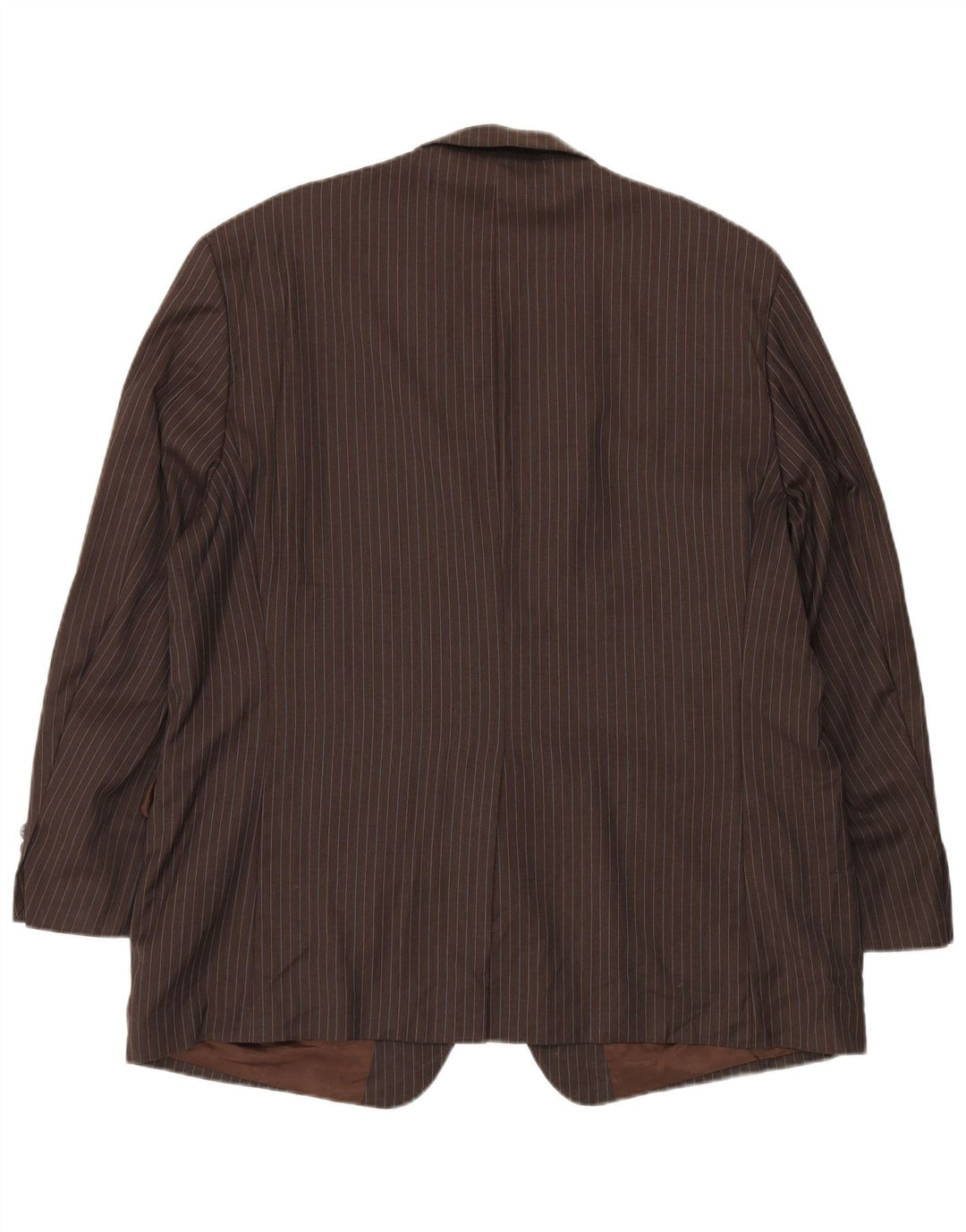 Ralph Lauren Ανδρικό σακάκι με 2 κουμπιά σακάκι UK 46 3XL Brown Pinstripe