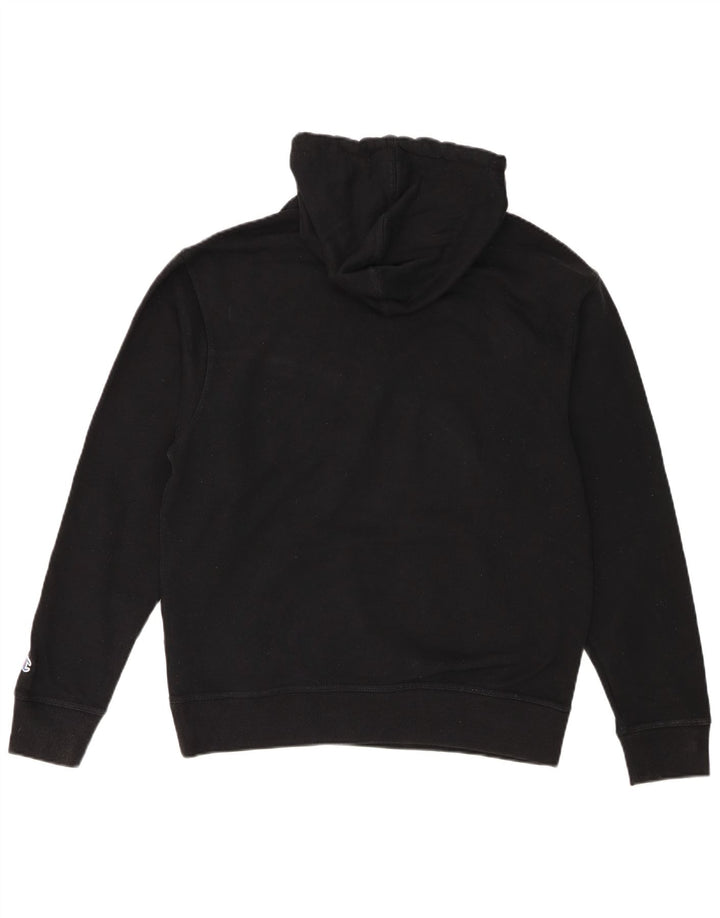 Champion Mens Hoodie Jumper Μεσαίο μαύρο βαμβακερό