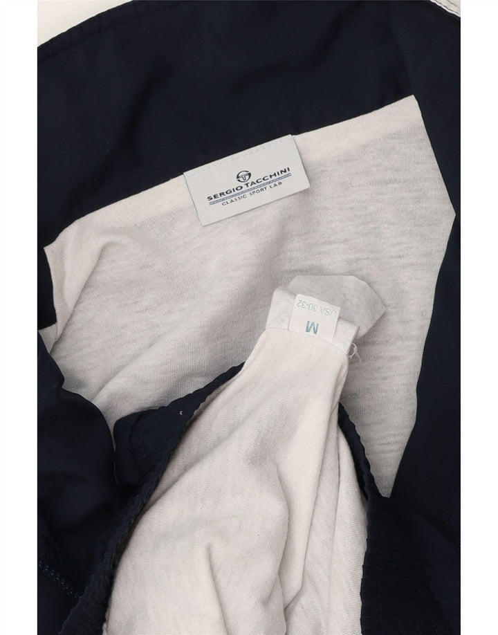 Ανδρική αθλητική φόρμα Sergio Tacchini Top Jacket Medium Navy Blue Colourblock