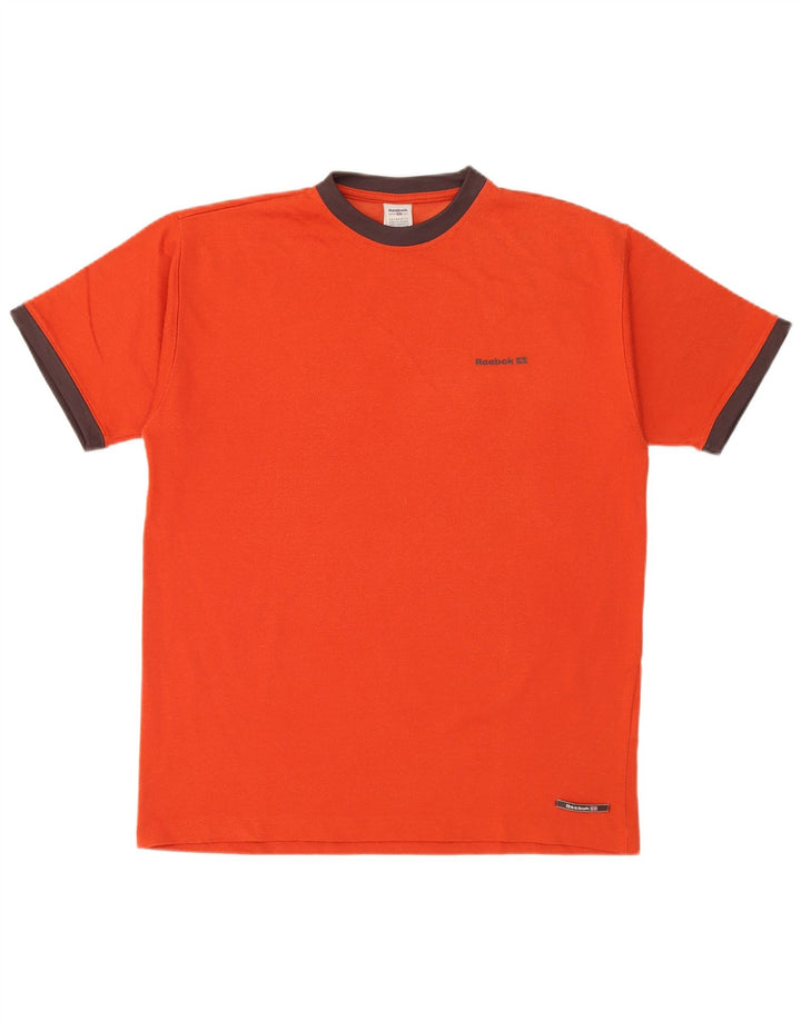 Ανδρικό T-Shirt Reebok Top μεγάλο πορτοκαλί βαμβακερό