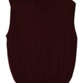 Ανδρικό γιλέκο Bugatti Tank Top UK 40 Μέτριο Βουργουνδί Παρθένο Μαλλί