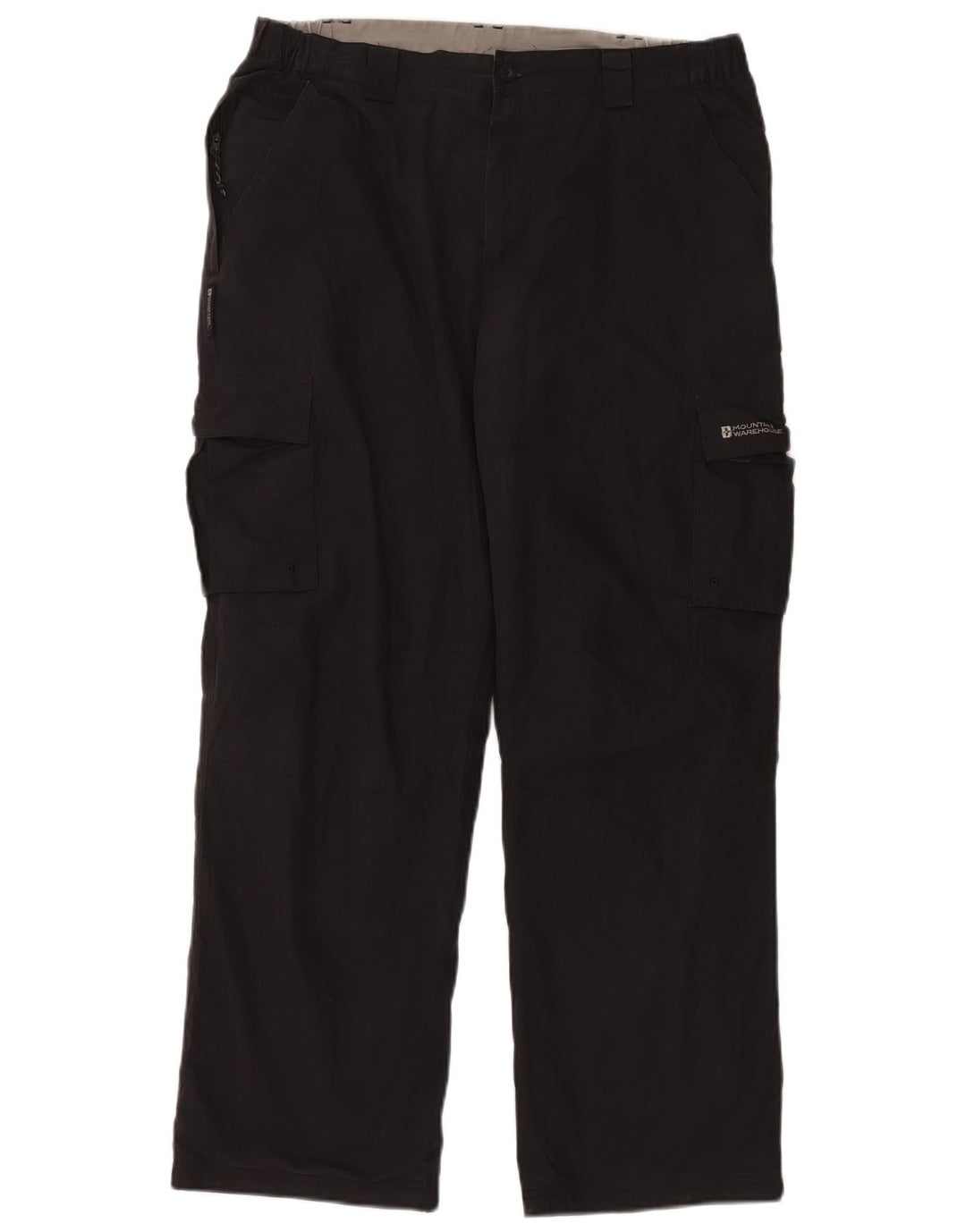 Mountain Warehouse Ανδρικό ίσιο παντελόνι Cargo W34 L30 Μαύρο Πολυεστέρας
