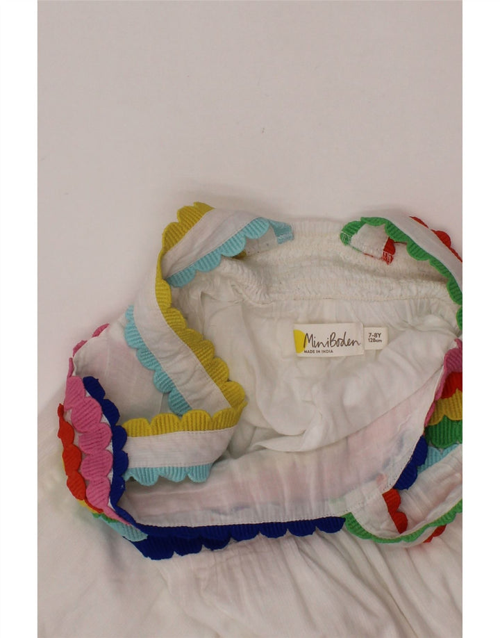 BODEN Αμάνικη μπλούζα για κορίτσια 7-8 ετών Λευκό βαμβακερό