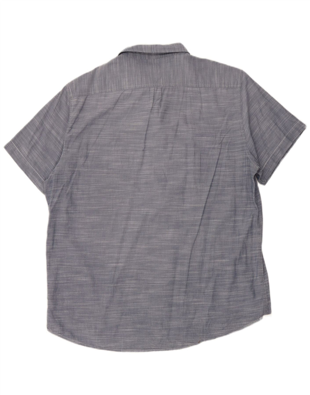 Ανδρικό κοντομάνικο πουκάμισο κανονικής εφαρμογής LEE 2XL μπλε βαμβακερό