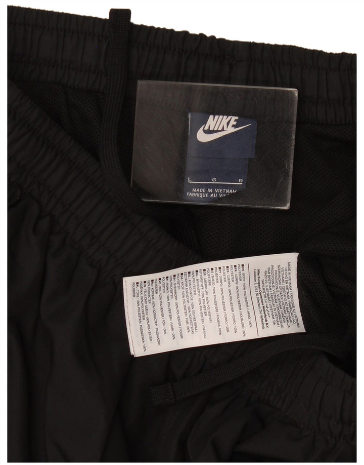Ανδρικό αθλητικό σορτς Nike μεγάλο μαύρο πολυεστέρα