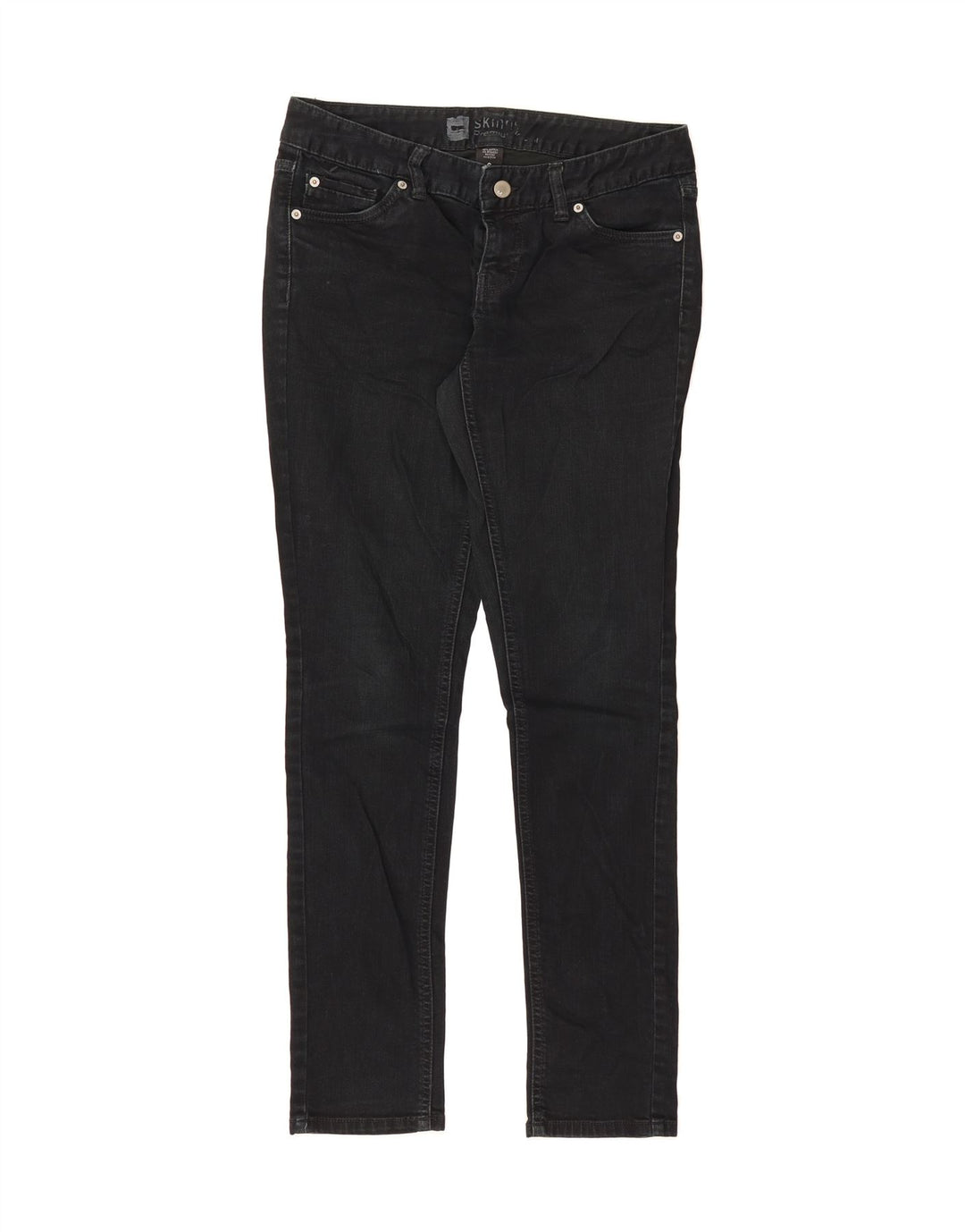 MOSSIMO Womens Skinny Jeans US 6 Medium W30 L31 Black Cotton Vintage Mossimo and Second-Hand Mossimo from Messina Hembry 