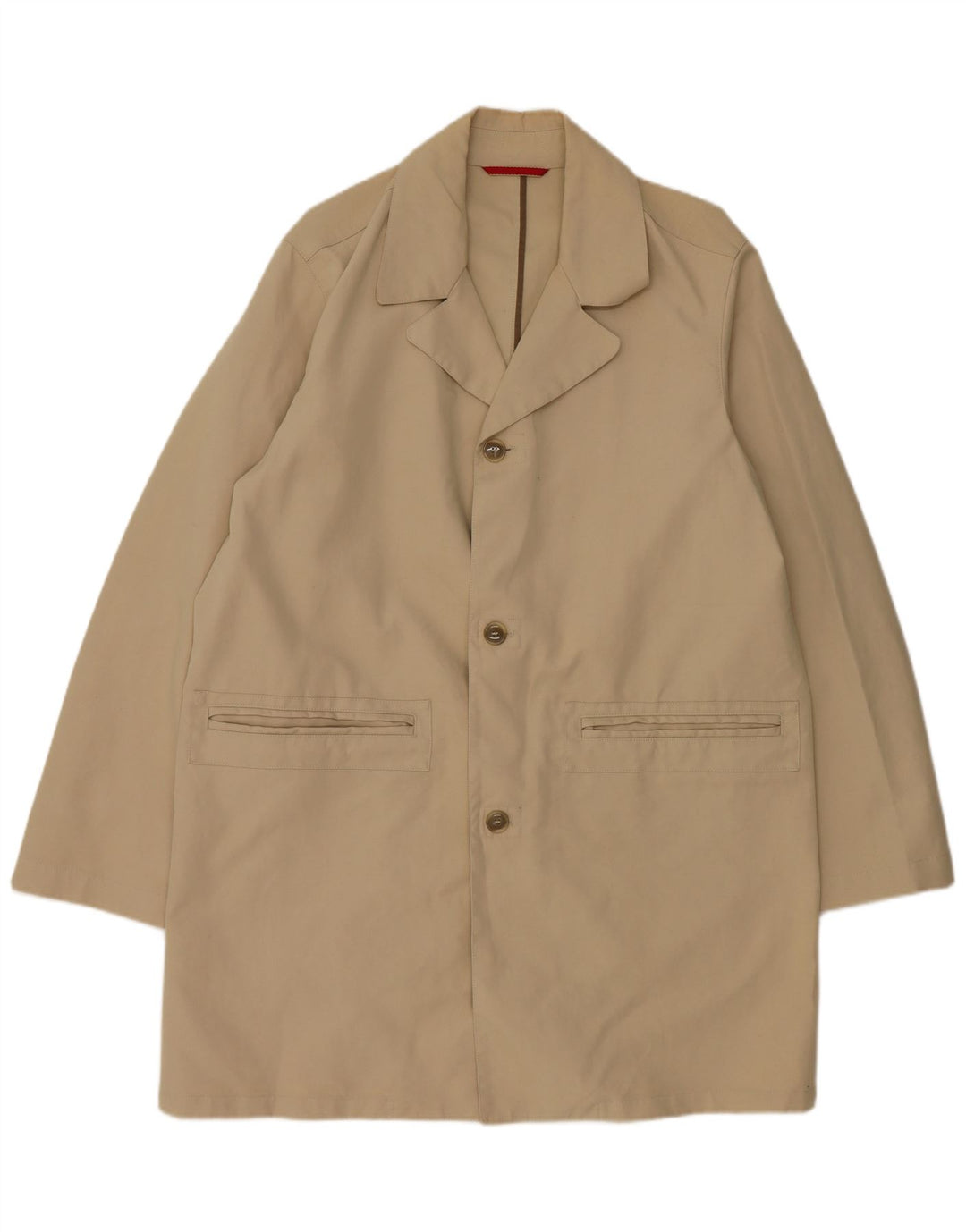 Ανδρικό παλτό Belfe UK 42 XL Beige Cotton