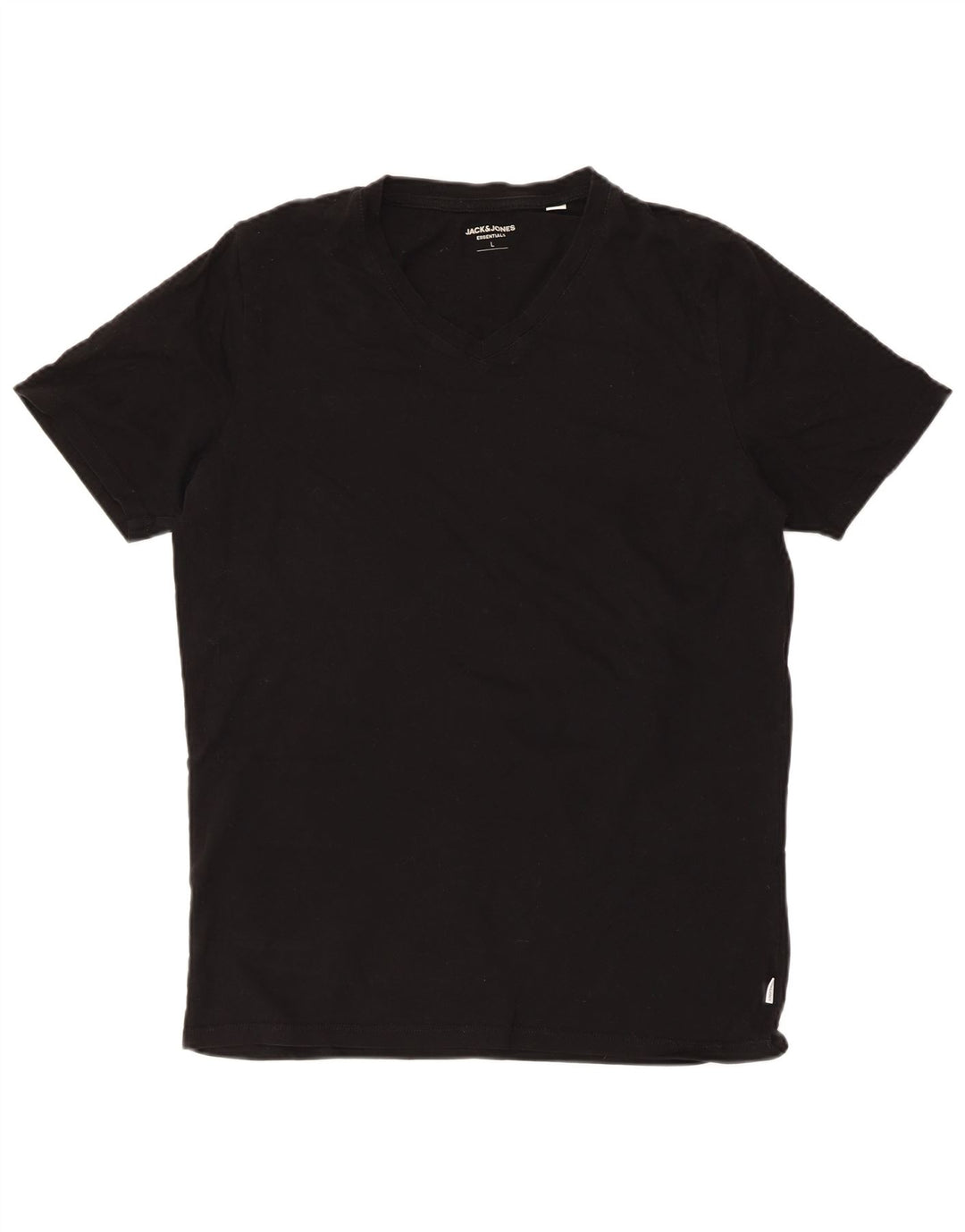 JACK & JONES Ανδρικό T-Shirt Top μεγάλο μαύρο βαμβακερό