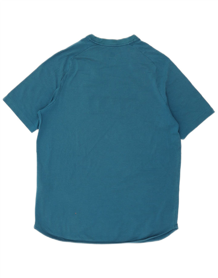 Ανδρικό γραφικό μπλουζάκι Under Armour Top από μεσαίο μπλε βαμβακερό
