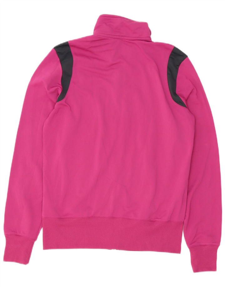 Γυναικεία φόρμα NIKE Top Jacket UK 16 Large Pink Colourblock Polyester