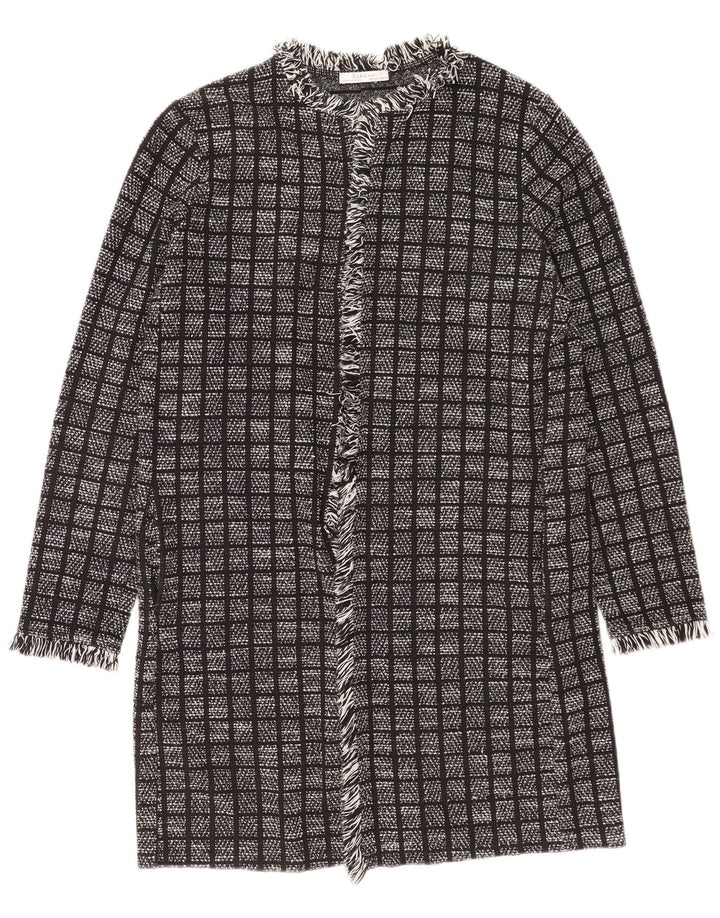 Zara Γυναικείο Πανωφόρι UK 10 Small Grey Check