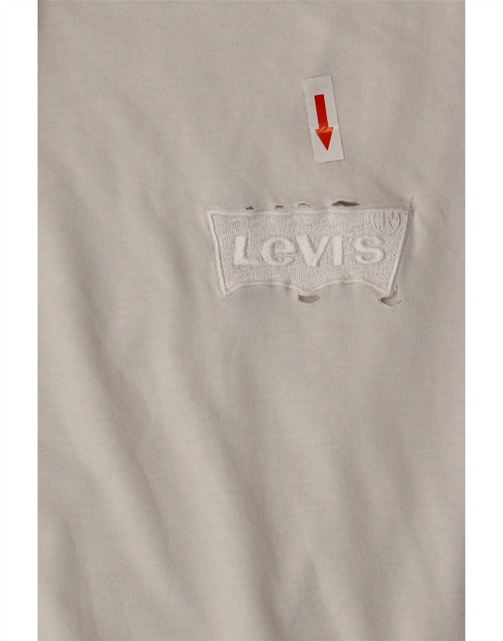 Ανδρικό μπλουζάκι Levi's Relaxed Fit Top μεγάλο λευκό βαμβακερό