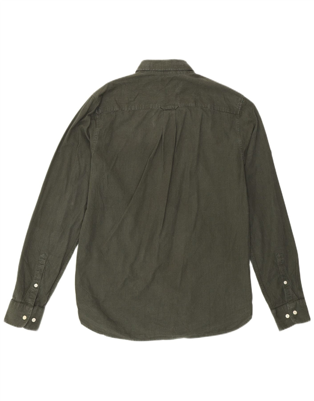 Ανδρικό πουκάμισο SUPERDRY Μικρό χακί βαμβακερό