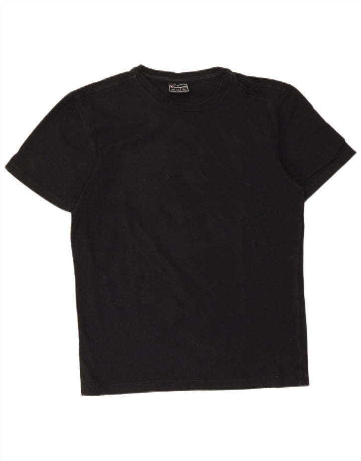 Ανδρικό T-Shirt Champion Top μεγάλο μαύρο βαμβακερό
