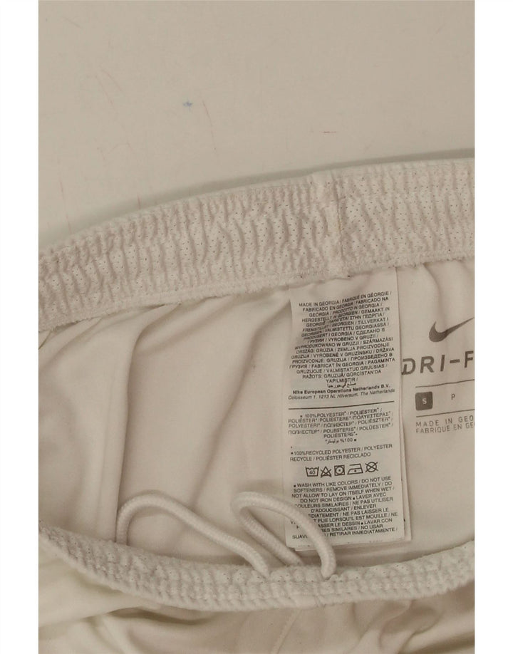 NIKE Mens Dri Fit Sport Shorts Small  White Polyester Vintage Nike and Second-Hand Nike from Messina Hembry 