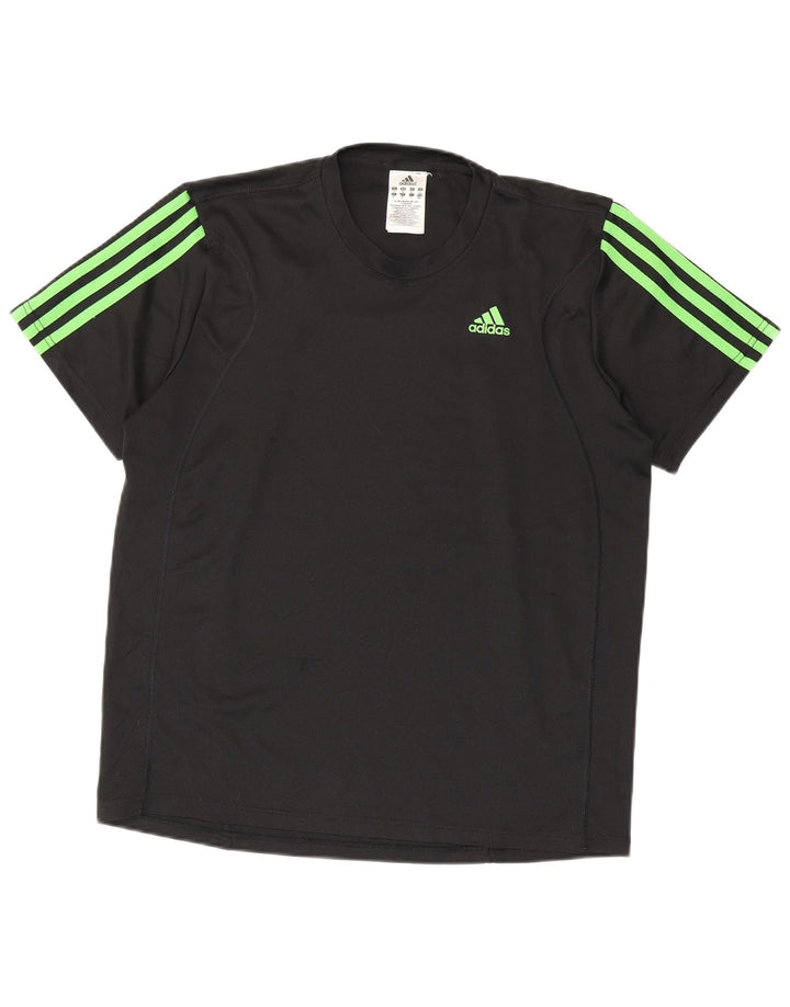 Ανδρικό T-Shirt Climalite ADIDAS Top Medium Black Polyester