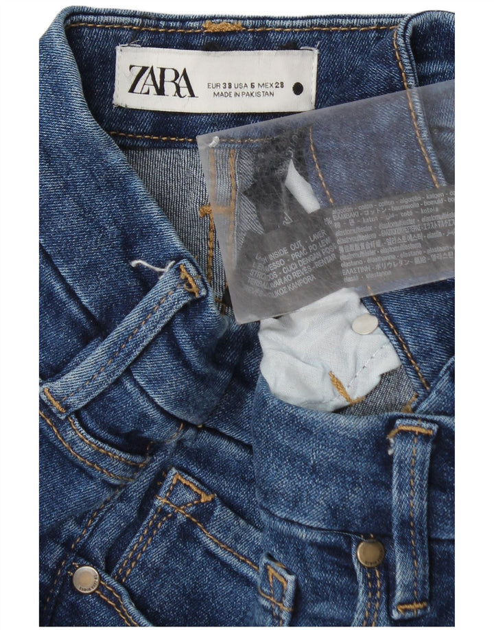 Zara Γυναικείο Τζιν μποτάκι EU 38 Small W28 L32 Μπλε βαμβακερό