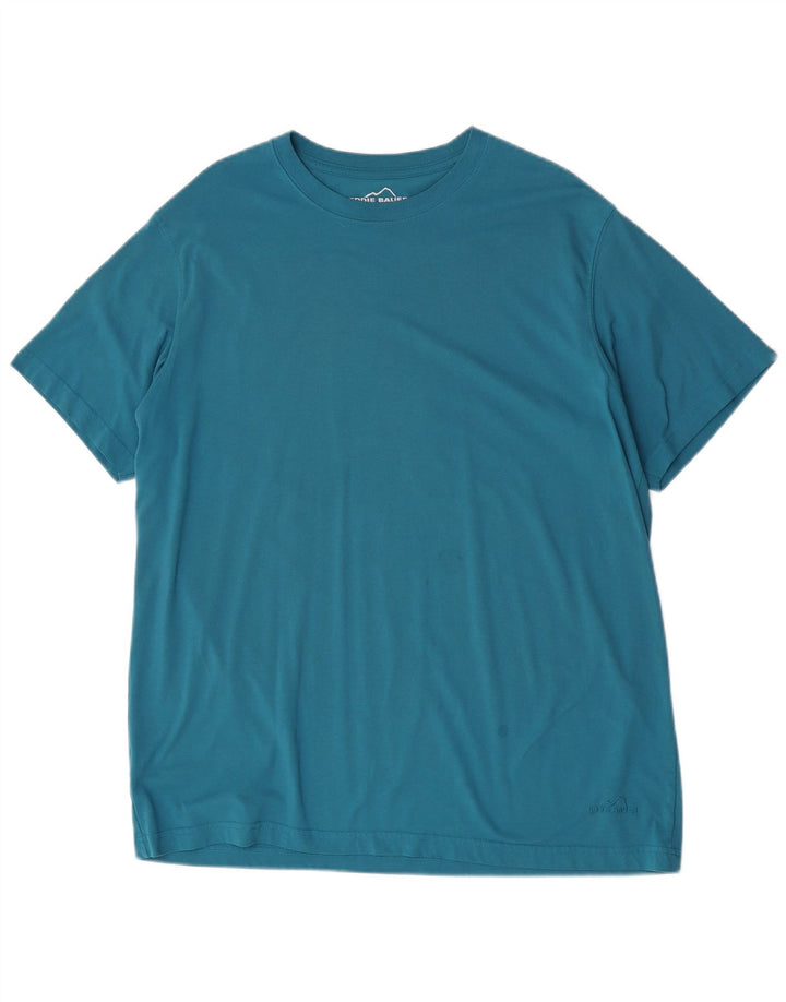 Eddie Bauer Ανδρικό T-Shirt Top XL Blue Cotton