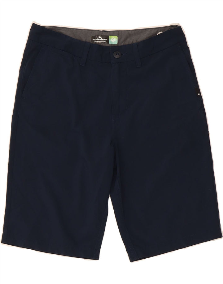 QUIKSILVER Mens Chino Shorts W27 XS  Navy Blue Polyester Vintage Quiksilver and Second-Hand Quiksilver from Messina Hembry 