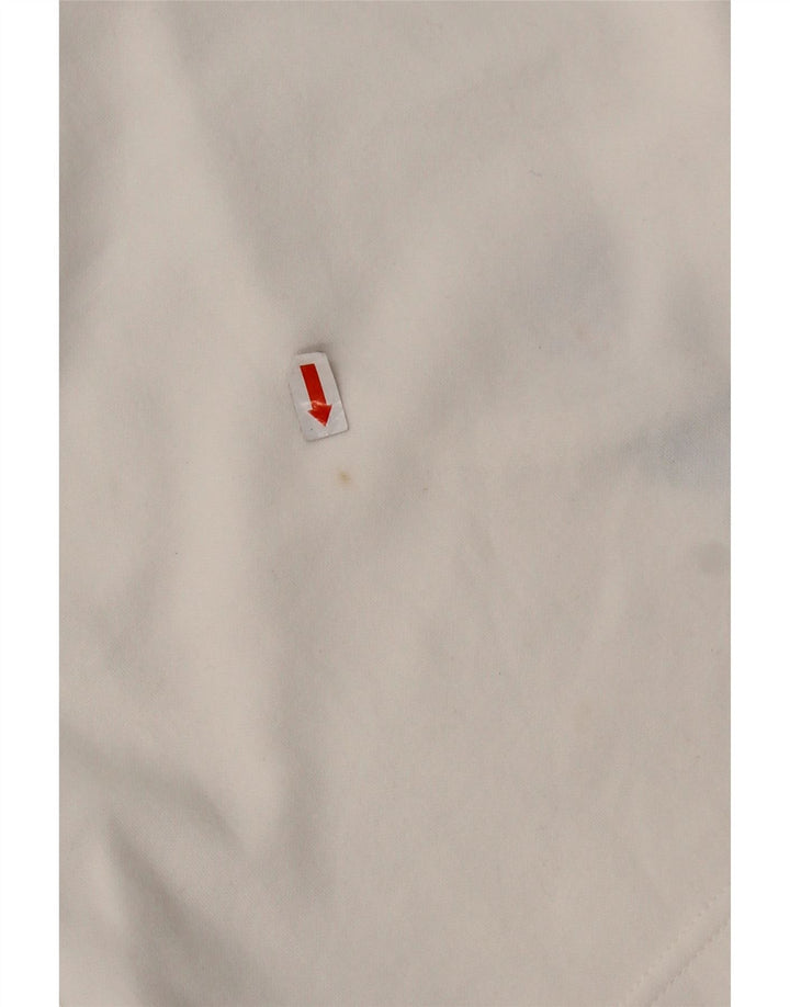 Ανδρικό γραφικό αθλητικό σορτς Lotto μεγάλο λευκό πολυεστέρα