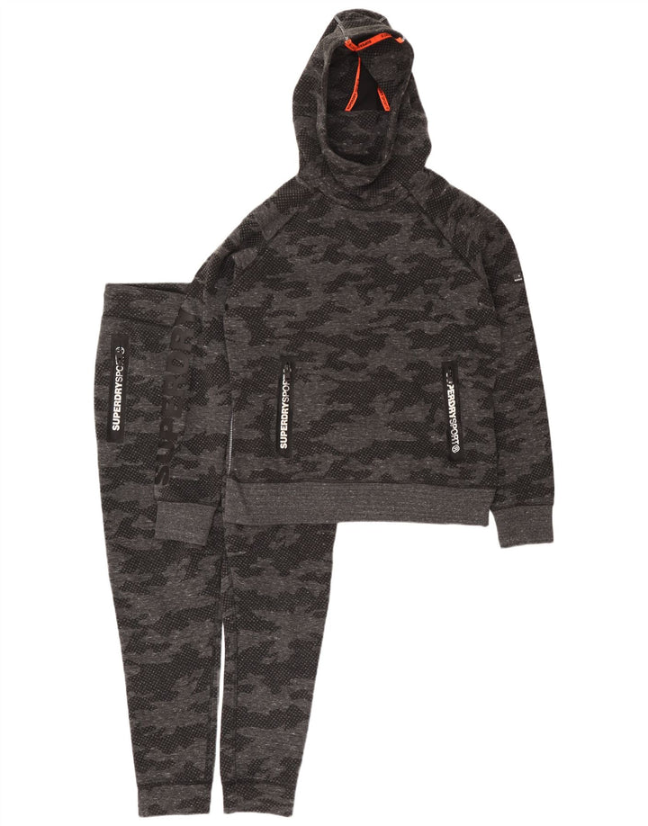 Γυναικεία φόρμα Superdry Graphic UK 18 XL Grey Camouflage Polyester