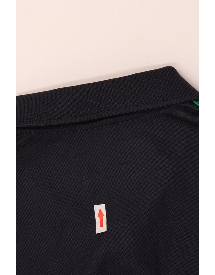 Ανδρικό πουκάμισο Adidas Polo μεγάλο Navy Blue Polyester