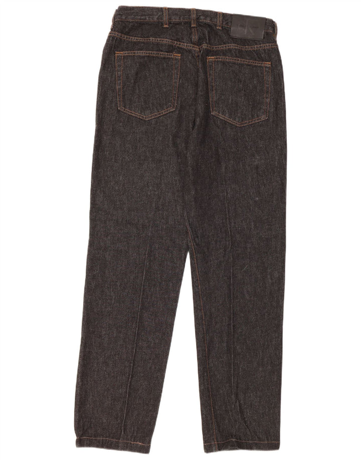 CALVIN KLEIN Mens Tapered Jeans W33 L31  Grey Cotton