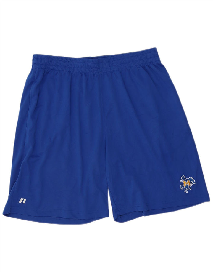 Ανδρικό αθλητικό σορτς RUSSELL ATHLETIC 2XL Μπλε πολυεστέρα