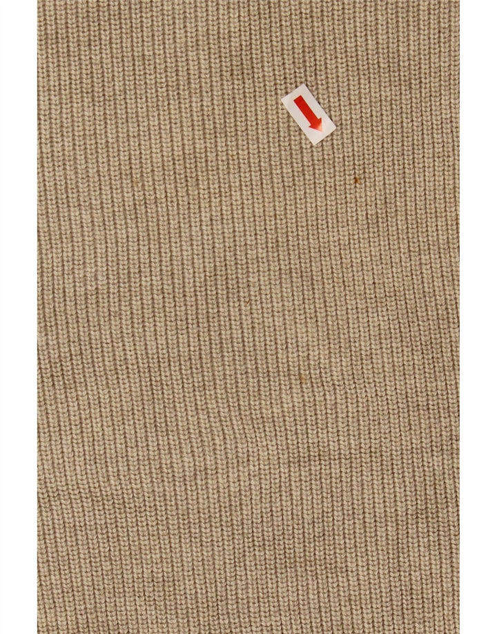 Eddie Bauer Ανδρικό πουλόβερ με λαιμόκοψη, μεγάλο μπεζ βαμβακερό