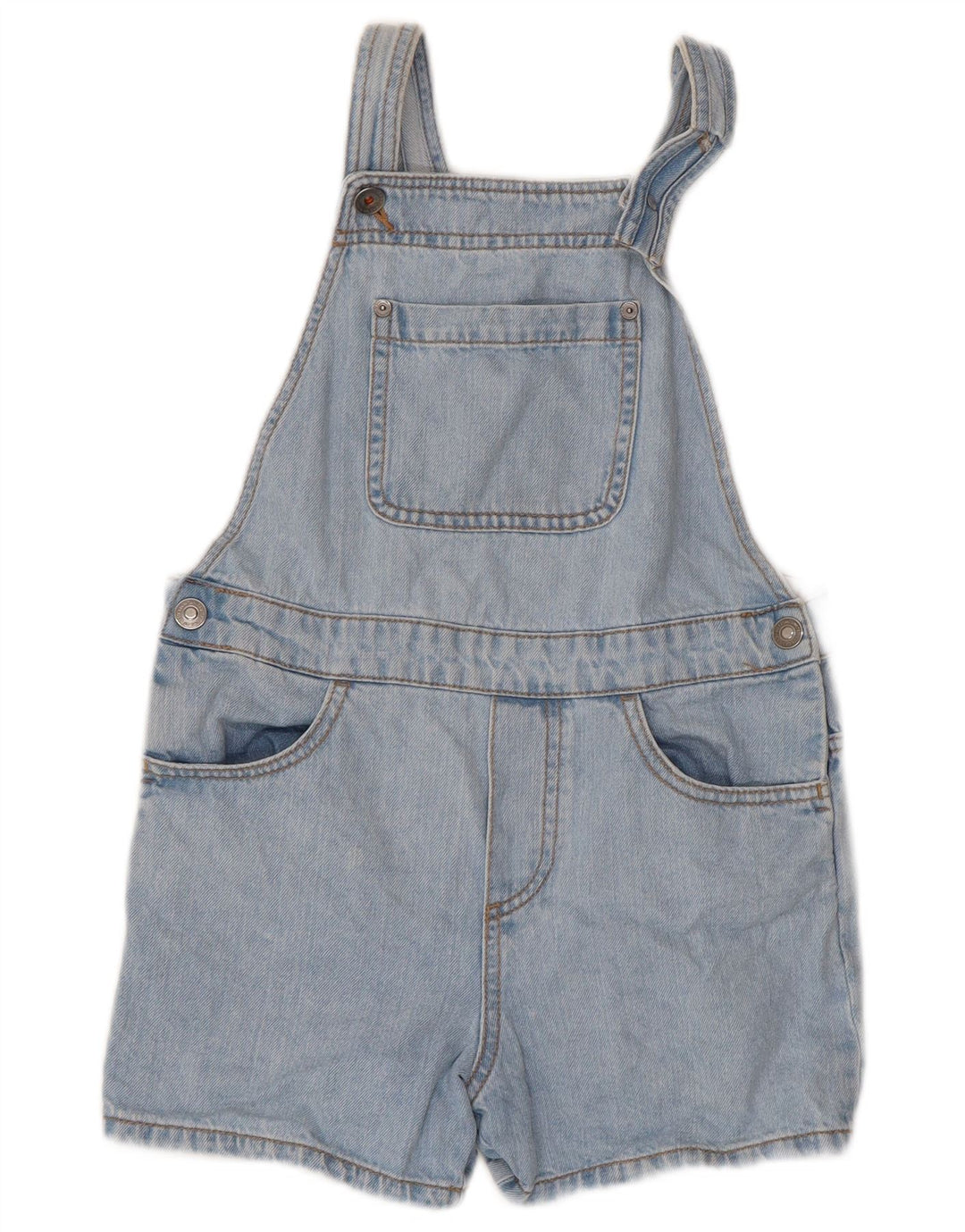 BENETTON Γυναικείο τζιν σορτς Dungarees W26 Small Blue
