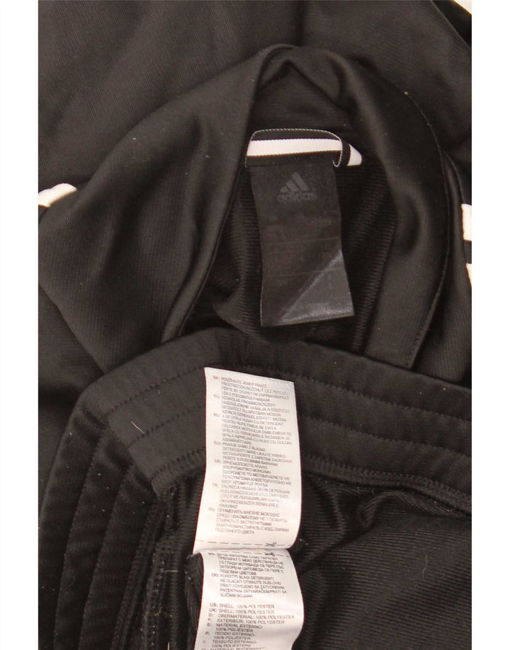 Ανδρική αθλητική φόρμα Adidas Top μπουφάν μεγάλο μαύρο πολυεστέρα