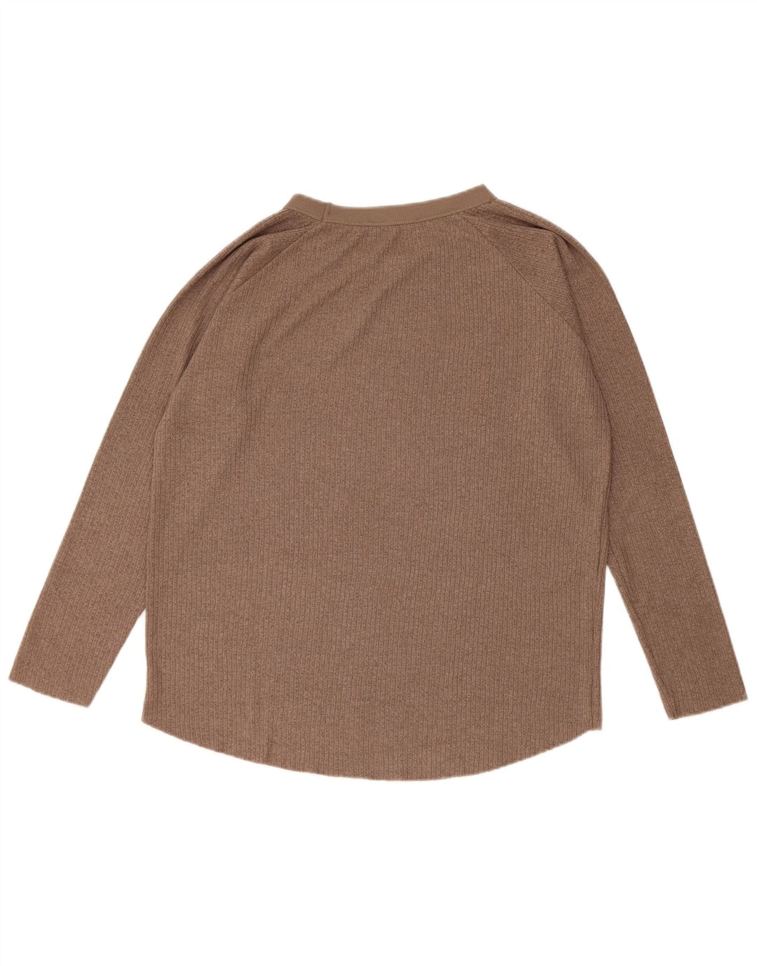 Zara Γυναικείο τοπ μακρυμάνικο UK 10 Small Brown