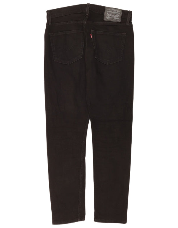 Levi's Mens 512 Slim Tapered Jeans W32 L29 Μαύρο βαμβακερό