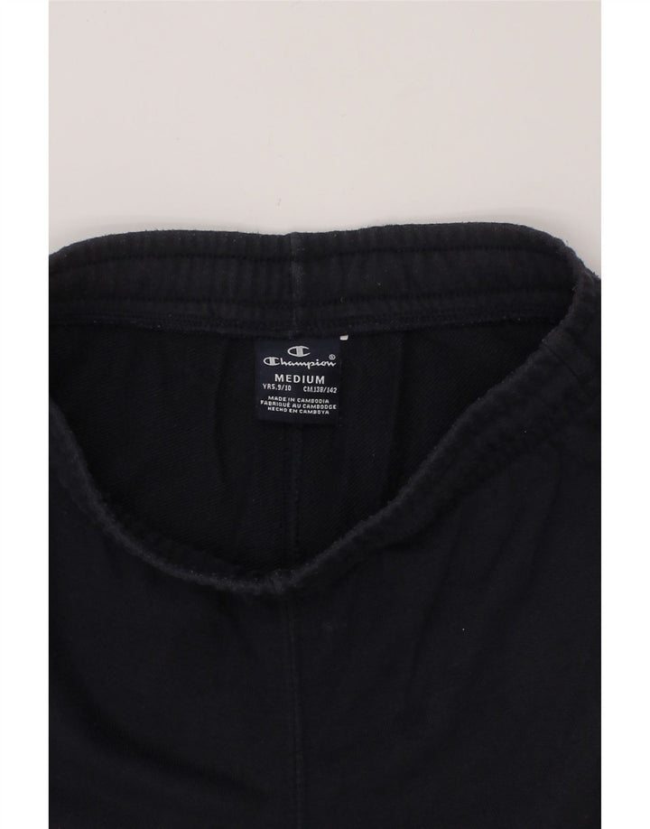 CHAMPION Boys Graphic Sport Shorts 9-10 Years Medium Navy Blue Vintage Champion and Second-Hand Champion from Messina Hembry 