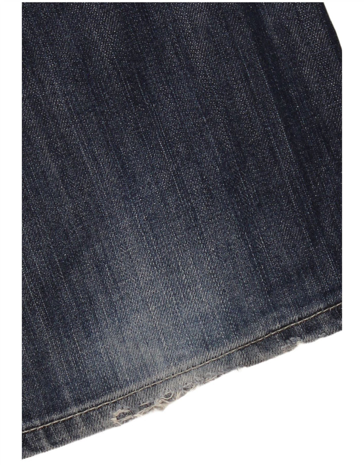 Mustang Γυναικείο Bootcut Jeans W35 L32 Navy Blue Cotton