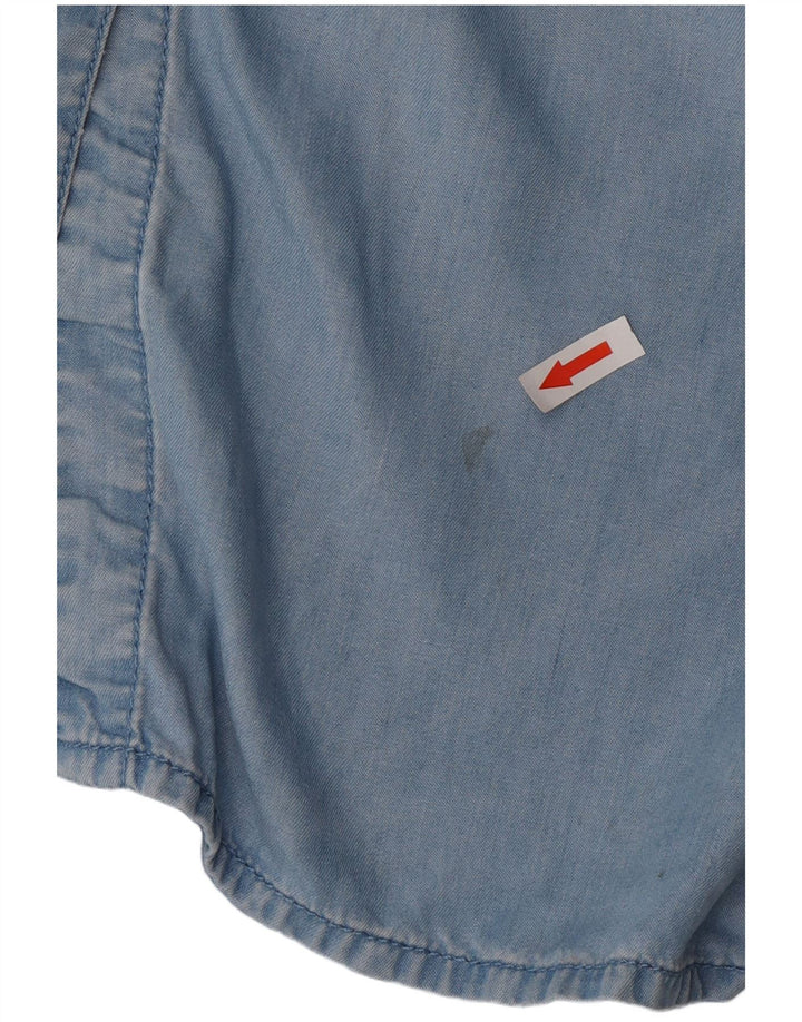 Marks & Spencer Γυναικείο κοντομάνικο φόρεμα UK 8 Small Blue