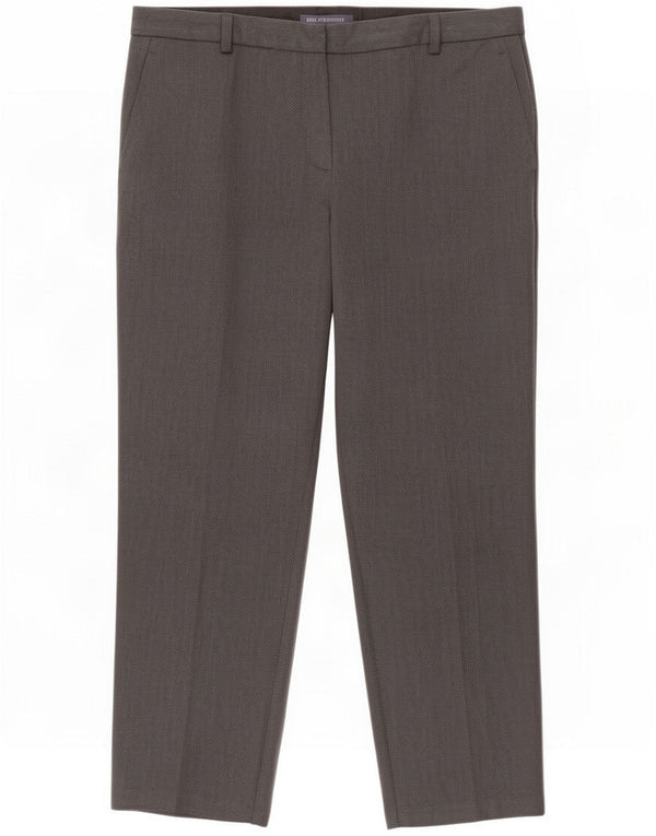 Marks & Spencer Womens Straight Casual Παντελόνι UK 16 Large W38 L30 Grey