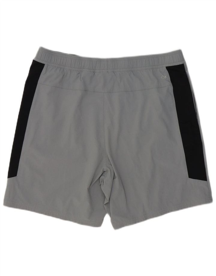 Ανδρικό αθλητικό σορτς Calvin Klein Performance XL Grey Colourblock Polyester