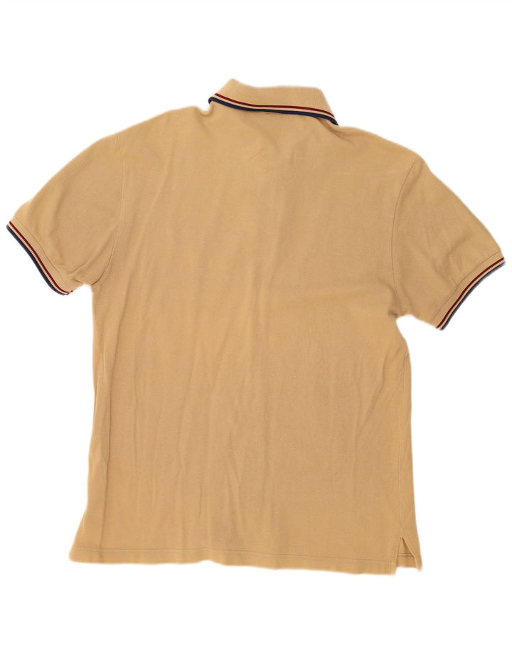 Fred Perry Ανδρικό πουκάμισο Polo Μικρό βαμβακερό μπεζ