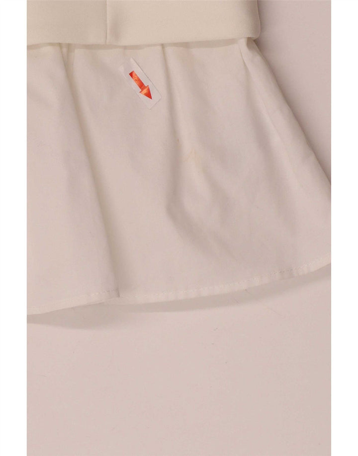 Zara Womens Cami Top UK 12 Medium White Colorblock Polyester