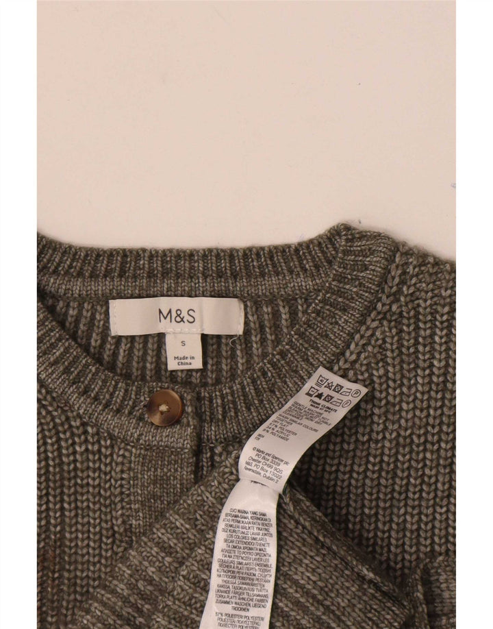 Marks & Spencer Γυναικείο Αμάνικο πουλόβερ UK 10 Small Grey