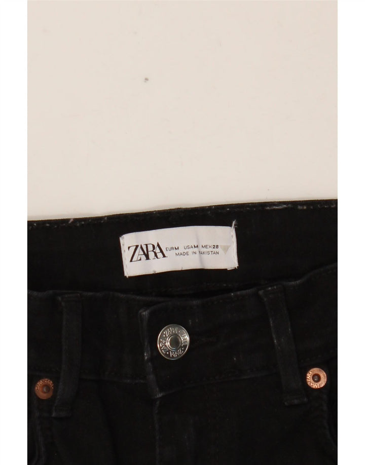 Zara Γυναικείο Skinny Jeans Medium W28 L26 Μαύρο