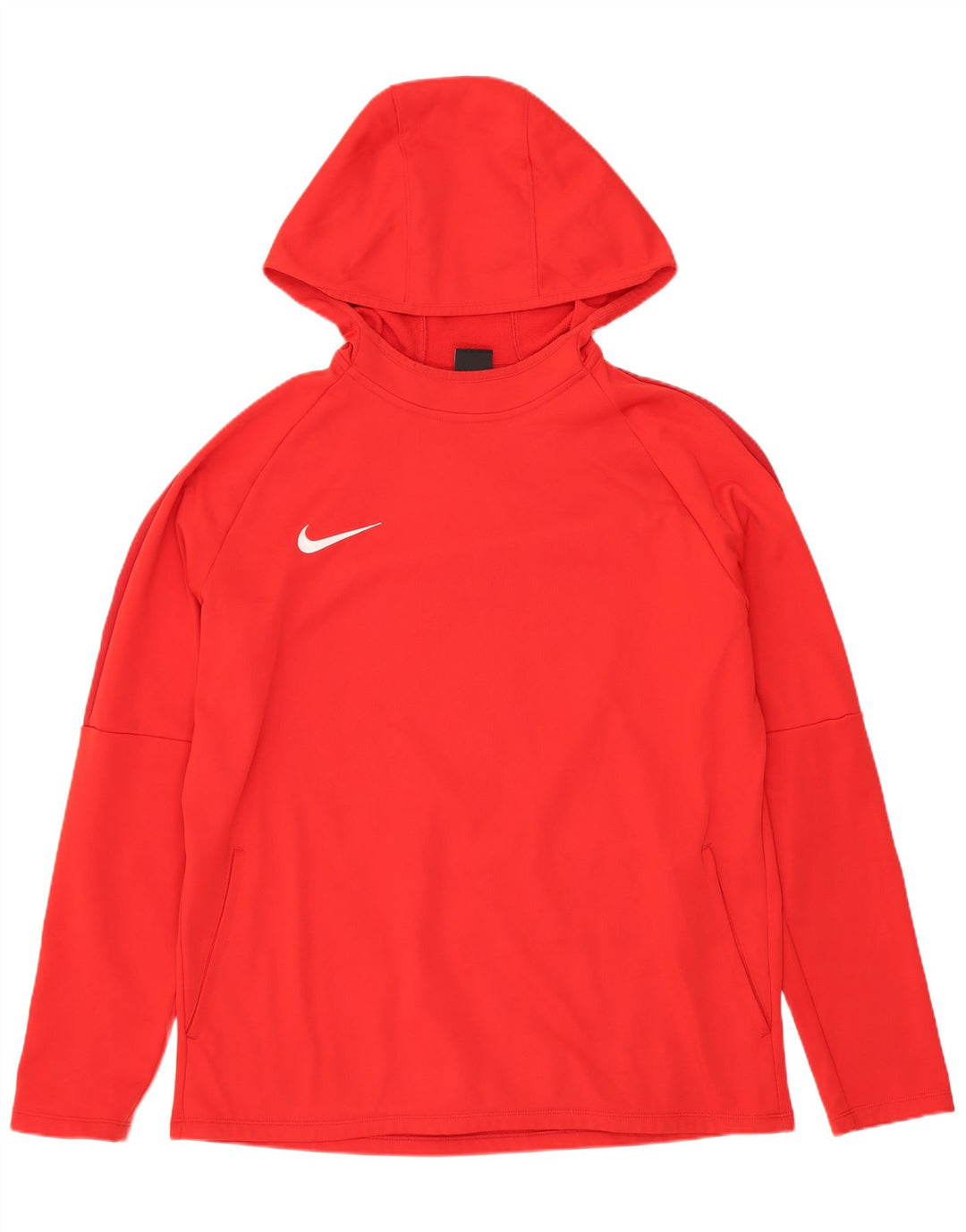 NIKE Ανδρικό Dri Fit Graphic Hoodie Jumper με μεγάλο κόκκινο πολυεστέρα