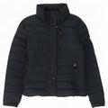 Superdry γυναικείο μπουφάν με επένδυση UK 10 Small Navy Blue Polyester