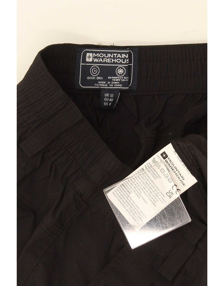 Mountain Warehouse Γυναικείο Σορτς Chino UK 12 Medium W30 Μαύρο Πολυεστέρας