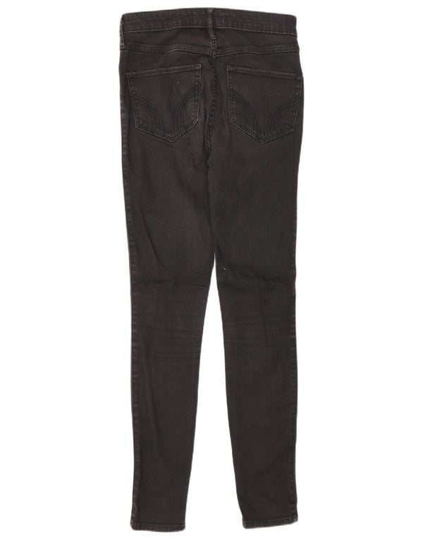 Hollister Γυναικείο Skinny Jeans US 3 XS W26 L29 Μαύρο βαμβακερό