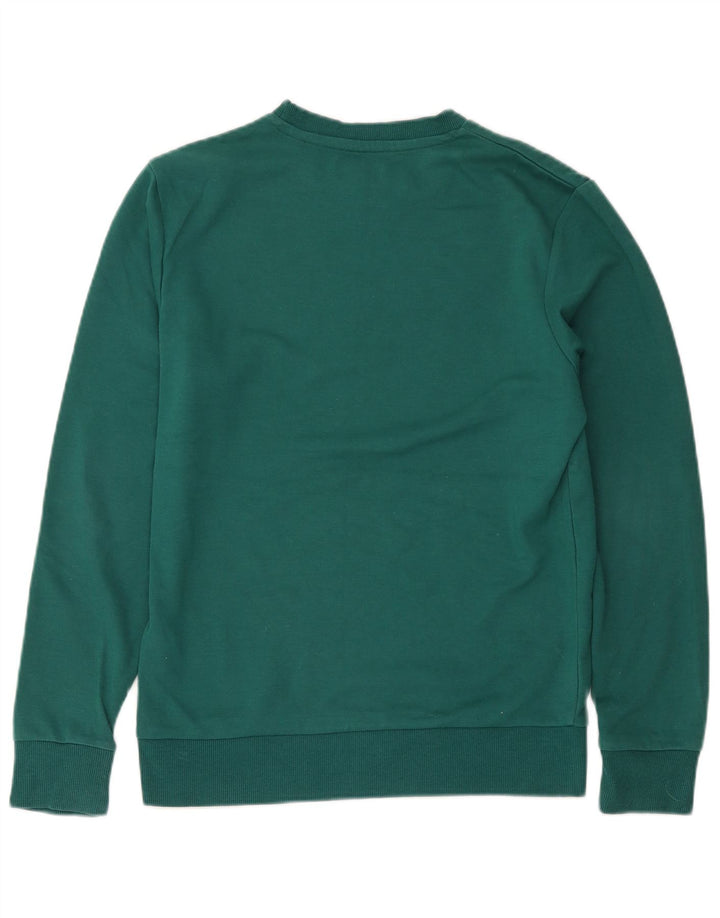 Jack & Jones Ανδρικό γραφικό φούτερ Jumper Μικρό πράσινο βαμβακερό