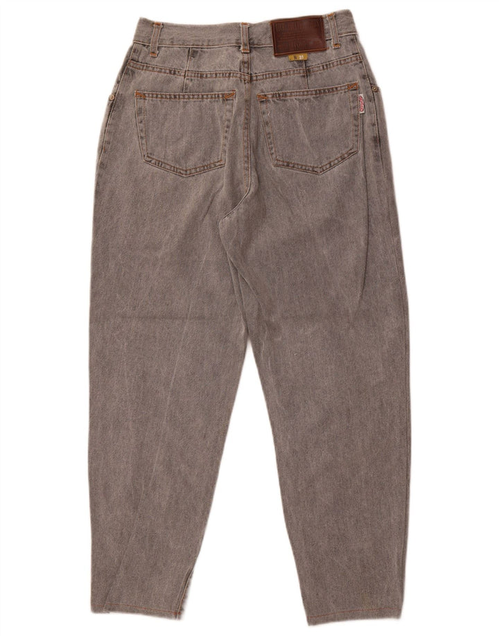 OFFSHORE Γυναικείο Ψηλόμεσο Τζιν Crop W31 L26 Γκρι βαμβακερό